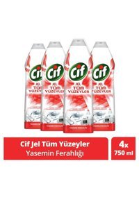 Cif Yasemin Ferahlığı Jel Mutfak ve Banyo Temizleyici 4x750 ml
