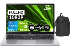 Acer Aspire 3 A315-59G NXK6WEY00223 Harici GeForce MX550 Intel Core i5 1235U 16 GB Ram 1 TB SSD 15.6 inç Full HD Windows 11 Home Laptop + WeblegelsinÇanta