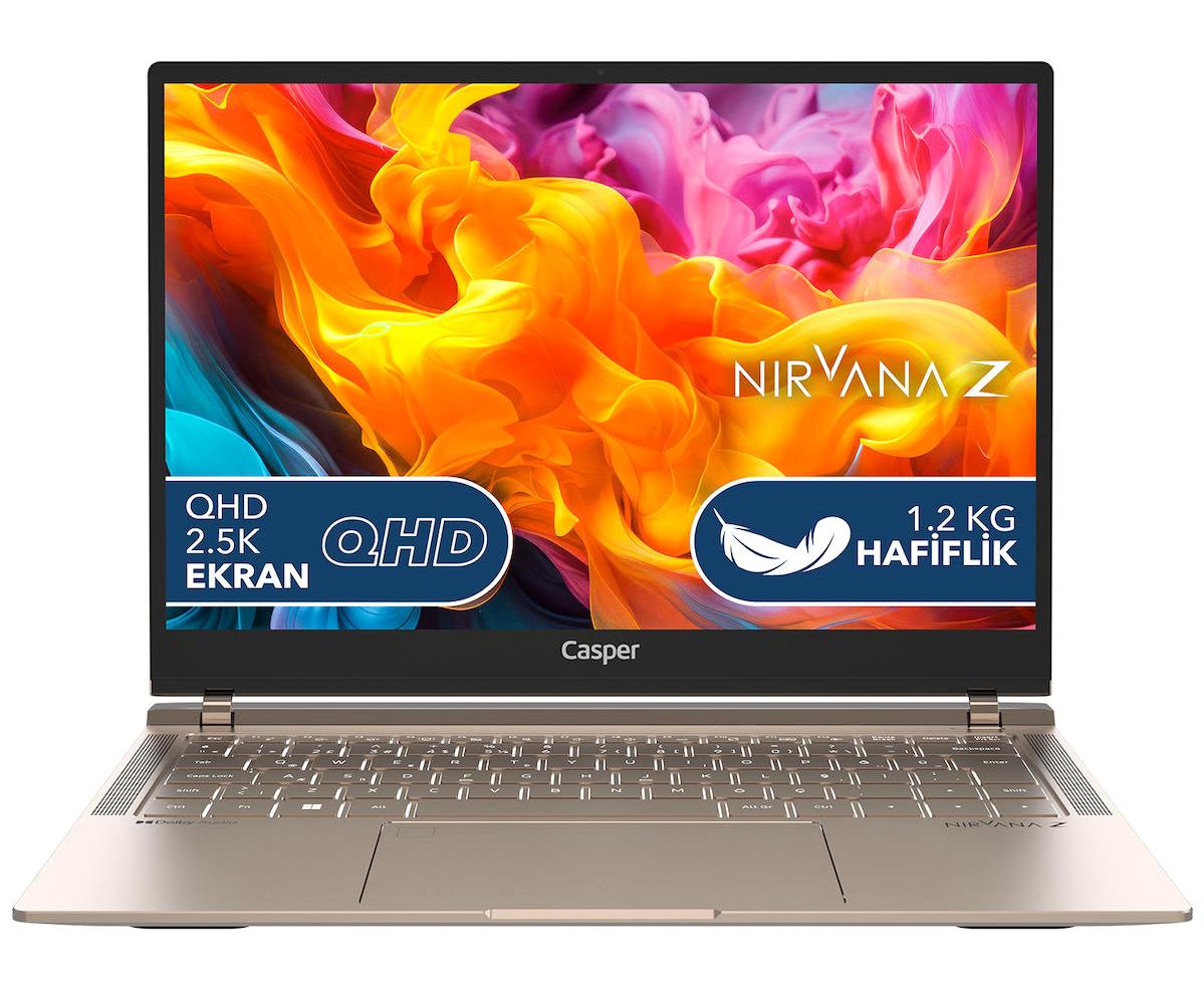 Casper Nirvana Z100.1335-BV00P-B-Q Dahili Intel Iris Xe Graphics Eligible Intel Core i5 1335U 16 GB Ram 500 GB SSD 14 inç Full HD Windows 11 Laptop