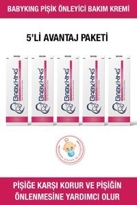 Babyking Parfümsüz Parabensiz Pişik Kremi 5x37 gr