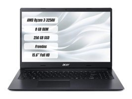 Acer Extensa EX215-22 NX.EG9EY.004 Dahili AMD Radeon Vega 3 AMD Ryzen 3 3250U 8 GB Ram 256 GB SSD 15.6 inç Full HD FreeDos Laptop