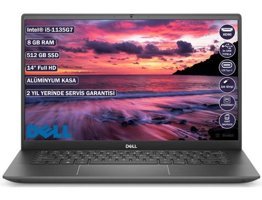Dell Vostro 14 5402 N5111VN5402EMEA01_2005_U Dahili Intel Iris Xe Graphics Intel Core i5 1135G7 8 GB Ram 512 GB SSD 14 inç Full HD Ubuntu Laptop