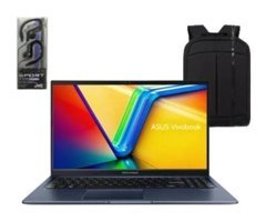 Asus Vivobook X1502ZA-EJ16441 Dahili Intel Iris Xe Graphics Eligible Intel Core i5 1235U 12 GB Ram 256 GB SSD 15.6 inç Full HD Windows 10 Pro Laptop + ARENA ÇANTA + JVC Kulaklık