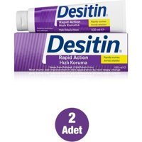 Desitin Hızlı Koruma Parfümsüz Parabensiz Pişik Kremi 2x100 ml