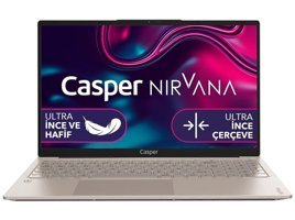 Casper Nirvana X600.1235-BU00X-K-F Dahili Intel Iris Xe Graphics Eligible Intel Core i5 1235U 16 GB Ram 250 GB SSD 15.6 inç Full HD FreeDos Laptop