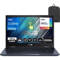 Asus Expertbook B3402FBA-EC0391 EC039134 Dahili Intel Iris Xe Graphics Eligible Intel Core i7 1255U 40 GB Ram 512 GB SSD 14 inç Full HD Windows 11 Pro Dokunmatik Laptop + WeblegelsinÇanta