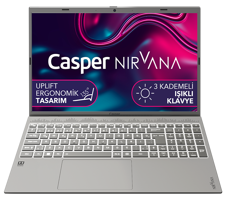 Casper Nirvana C550.1235-8V00T-G-F Dahili Intel Iris Xe Graphics Eligible Intel Core i5 1235U 8 GB Ram 500 GB SSD 16 inç Full HD Windows 11 Home Laptop
