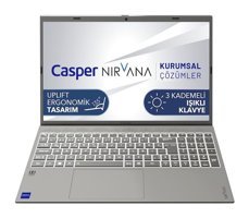 Casper Nirvana C650.1235-8V00X-G-F Dahili Intel Iris Xe Graphics Eligible Intel Core i5 1235U 8 GB Ram 500 GB SSD 15.6 inç Full HD FreeDos Laptop