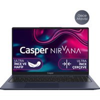 Casper Nirvana X600.1235-BV00X-M-F Dahili Intel Iris Xe Graphics Eligible Intel Core i5 1235U 16 GB Ram 500 GB SSD 15.6 inç Full HD FreeDos Laptop
