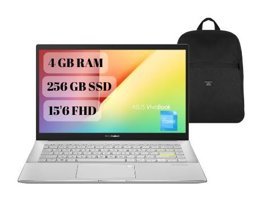 Asus Vivobook Dahili Intel UHD Graphics Intel Core i3 1215U 4 GB Ram 256 GB SSD 15.6 inç Full HD Windows 11 Pro Laptop + Notebook Çanta