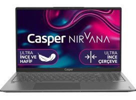 Casper Nirvana X600.1270-DX00R-G-F Dahili Intel Iris Xe Graphics Eligible Intel Core i7 12700H 32 GB Ram 2 TB SSD 15.6 inç Full HD Windows 11 Pro Laptop
