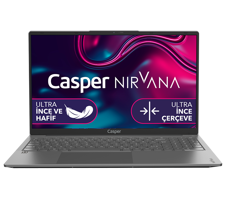 Casper Nirvana X600.1215-8V00T-G-F Dahili Intel UHD Graphics Intel Core i3 1215U 8 GB Ram 500 GB SSD 16 inç Full HD Windows 11 Home Laptop