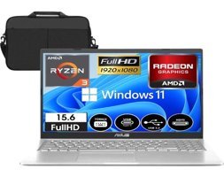 Asus Vivobook D515DA-EJ1423W3 Dahili AMD Radeon Vega 3 AMD Ryzen 3 3250U 4 GB Ram 1 TB SSD 15.6 inç Full HD Windows 11 Laptop + Çanta