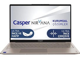 Casper Nirvana X700.1235-EF00X-K-F Dahili Intel Iris Xe Graphics Eligible Intel Core i5 1235U 64 GB Ram 1 TB SSD 15.6 inç Full HD FreeDos Laptop
