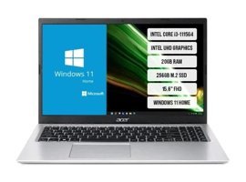 Acer Aspire A135-58-36YJ-03 Dahili Intel UHD Graphics Intel Core i3 1115G4 20 GB Ram 256 GB SSD 15.6 inç Full HD Windows 11 Home Laptop