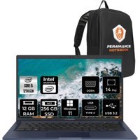 Asus Expertbook B1402CBA-EB0373 EB0373P69 Dahili Intel Iris Xe Graphics Eligible Intel Core i5 1235U 12 GB Ram 256 GB SSD 14 inç Full HD Windows 11 Home Laptop + PER4 Çanta