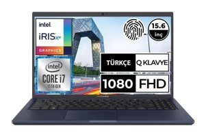 Asus Expertbook B1500CEAE-BQ1700A9 Dahili Intel Iris Xe Graphics Intel Core i7 1165G7 8 GB Ram 512 GB SSD 15.6 inç Full HD Windows 10 Pro Laptop