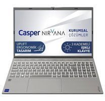 Casper Nirvana C650.1235-BV00P-G-F Dahili Intel Iris Xe Graphics Eligible Intel Core i5 1235U 16 GB Ram 500 GB SSD 15.6 inç Full HD Windows 11 Home Laptop