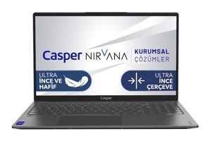 Casper Nirvana X700.5700-BV00X-G-F Dahili AMD Radeon RX Vega 8 AMD Ryzen 7 5700U 16 GB Ram 500 GB SSD 15.6 inç Full HD FreeDos Laptop