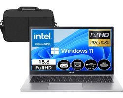 Acer Aspire 3 A315-35-C8YJ01 Dahili Intel UHD Graphics Intel Celeron 4500 4 GB Ram 128 GB SSD 15.6 inç Full HD Windows 11 Laptop + Çanta