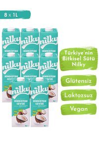 Nilky Vegan Hindistan Cevizi Sütü Laktozsuz 8'li 1 lt