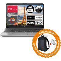 HP 250 G9 6Q8N3ES14 Dahili AMD Radeon RX Vega 8 AMD Ryzen 7 5825U 32 GB Ram 512 GB SSD 15.6 inç Full HD Windows 11 Pro Laptop + Çanta + Mouse