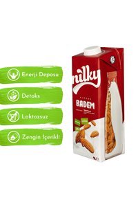 Nilky Vegan Badem Sütü Laktozsuz 8'li 1 lt