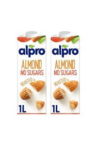 Alpro Şekersiz Badem Sütü Laktozsuz 2'li 1 lt