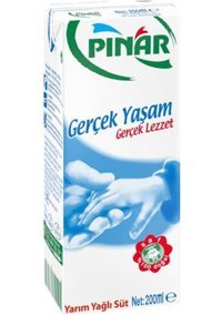 Pınar Yarım Yağlı Süt 27'li 200 ml