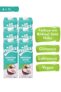 Nilky Vegan Hindistan Cevizi Sütü Laktozsuz 6'lı 1 lt