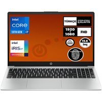 HP 250 G10 8A542EAVB23 Dahili Intel Iris Xe Graphics Eligible Intel Core i7 1355U 32 GB Ram 1 TB SSD 15.6 inç Full HD Windows 11 Pro Laptop