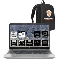 HP 250 G9 6Q8M5ES250 Dahili Intel Iris Xe Graphics Eligible Intel Core i5 1235U 8 GB Ram 512 GB SSD 15.6 inç Full HD Windows 11 Pro Laptop + PER4 Çanta