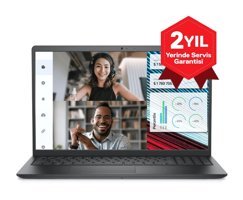 Dell Vostro 3520 N1614PVNB3520U Dahili Intel UHD Graphics Intel Core i3 1215U 8 GB Ram 512 GB SSD 15.6 inç Full HD Ubuntu Laptop