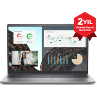 Dell Vostro 3530 N1601PVNB3530U 16 Dahili Intel Iris Xe Graphics Eligible Intel Core i7 1355U 32 GB Ram 512 GB SSD 15.6 inç Full HD Ubuntu Laptop