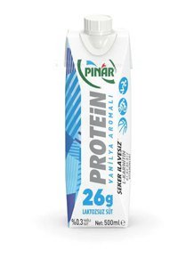 Pınar Vanilyalı Süt Laktozsuz 12'li 500 ml