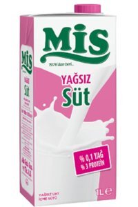 Mis Yağsız Süt 7'li 1 lt