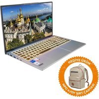 Everest EVERbook EB 21RA9 Dahili Intel Iris Xe Graphics Intel Core i5 1135G7 32 GB Ram 1 TB SSD 15.6 inç Full HD FreeDos Laptop