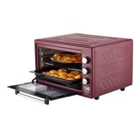 Cvs DN 3967 40 lt Izgaralı Klasik Midi Fırın Bordo