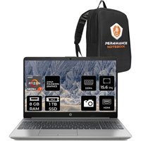 HP 255 G9 6Q8N3ES170 Dahili AMD Radeon RX Vega 8 AMD Ryzen 7 5825U 8 GB Ram 1 TB SSD 15.6 inç Full HD FreeDos Laptop + PER4 Çanta