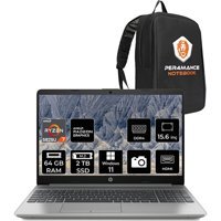 HP 255 G9 6Q8N3ES192 Dahili AMD Radeon RX Vega 8 AMD Ryzen 7 5825U 64 GB Ram 2 TB SSD 15.6 inç Full HD Windows 11 Home Laptop + PER4 Çanta
