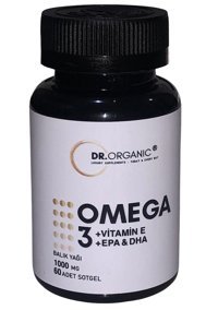 Dr.Organic Omega 3 Balık Yağı Kapsül 1000 mg 60 Adet