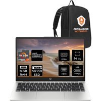 HP 245 G10 8A552EAP302 Dahili AMD Radeon Graphics AMD Ryzen 7 7730U 32 GB Ram 512 GB SSD 14 inç HD FreeDos Laptop + PER4 Çanta