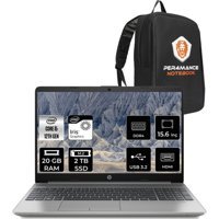 HP 250 G9 6Q8M5ES184 Dahili Intel Iris Xe Graphics Eligible Intel Core i5 1235U 20 GB Ram 2 TB SSD 15.6 inç Full HD FreeDos Laptop + PER4 Çanta