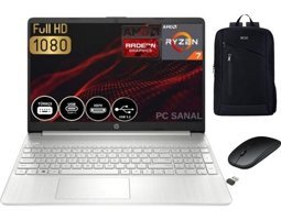 HP 4H0J2EA Dahili AMD Radeon RX Vega 8 AMD Ryzen 7 5700U 8 GB Ram 256 GB SSD 15.6 inç Full HD Windows 11 Laptop + Ekipman Hediyeli