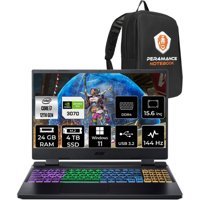 Acer Nitro 5 AN515-58 NHQGAEYP355 Harici GeForce RTX 3070 Intel Core i7 12700H 24 GB Ram 4 TB SSD 15.6 inç Full HD Windows 11 Home Oyuncu Laptop + PER4 Çanta