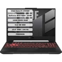 Asus TUF Gaming A15 FX507VU-LP141 Harici GeForce RTX 4050 Intel Core i7 13620H 16 GB Ram 512 GB SSD 15.6 inç Full HD FreeDos Oyuncu Laptop