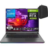Asus ROG Strix G18 G814JZR-N609218 Harici GeForce RTX 4080 Intel Core i9 14900HX 16 GB DDR5 Ram 1 TB SSD 18 inç QHD Windows 11 Home Oyuncu Laptop + WeblegelsinÇanta