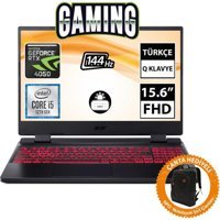 Acer Nitro 5 AN515-58-588W NH.QLZEY.007A5 Harici GeForce RTX 4050 Intel Core i5 12450H 16 GB Ram 512 GB1 TB SSD 15.6 inç Full HD FreeDos Oyuncu Laptop