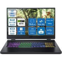 Acer Nitro 5 AN515-58 NH.QGAEY.00126 Harici GeForce RTX 3070 Intel Core i7 12700H 64 GB Ram 2 TB SSD 15.6 inç Full HD Windows 11 Home Oyuncu Laptop