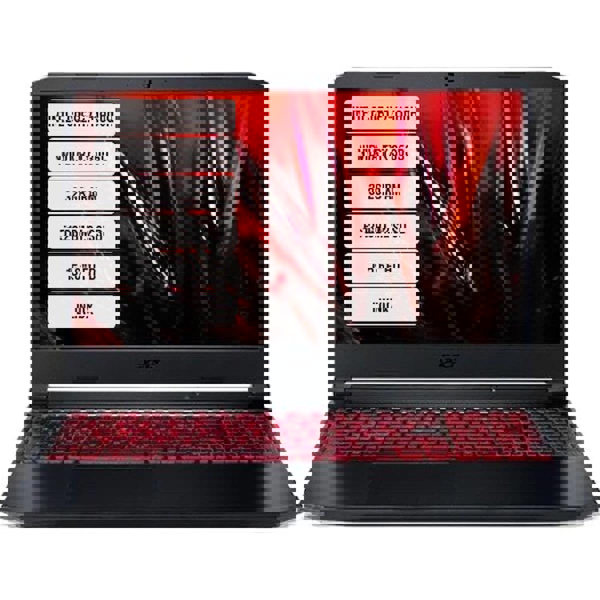 Acer Nitro 5 AN515-57 NH.QEEY.00A-01 Harici GeForce RTX 3050 Intel Core i7 11600H 34 GB Ram 512 GB SSD 15.6 inç Full HD Linux Oyuncu Laptop